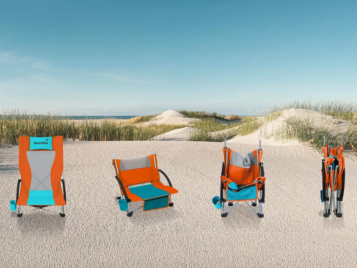 Gebraucht - Campingstuhl Beach mit Mesh - hohe Lehne 3/11