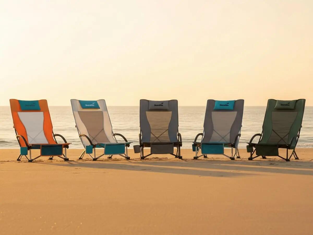 Gebraucht - Campingstuhl Beach mit Mesh - hohe Lehne 11/11