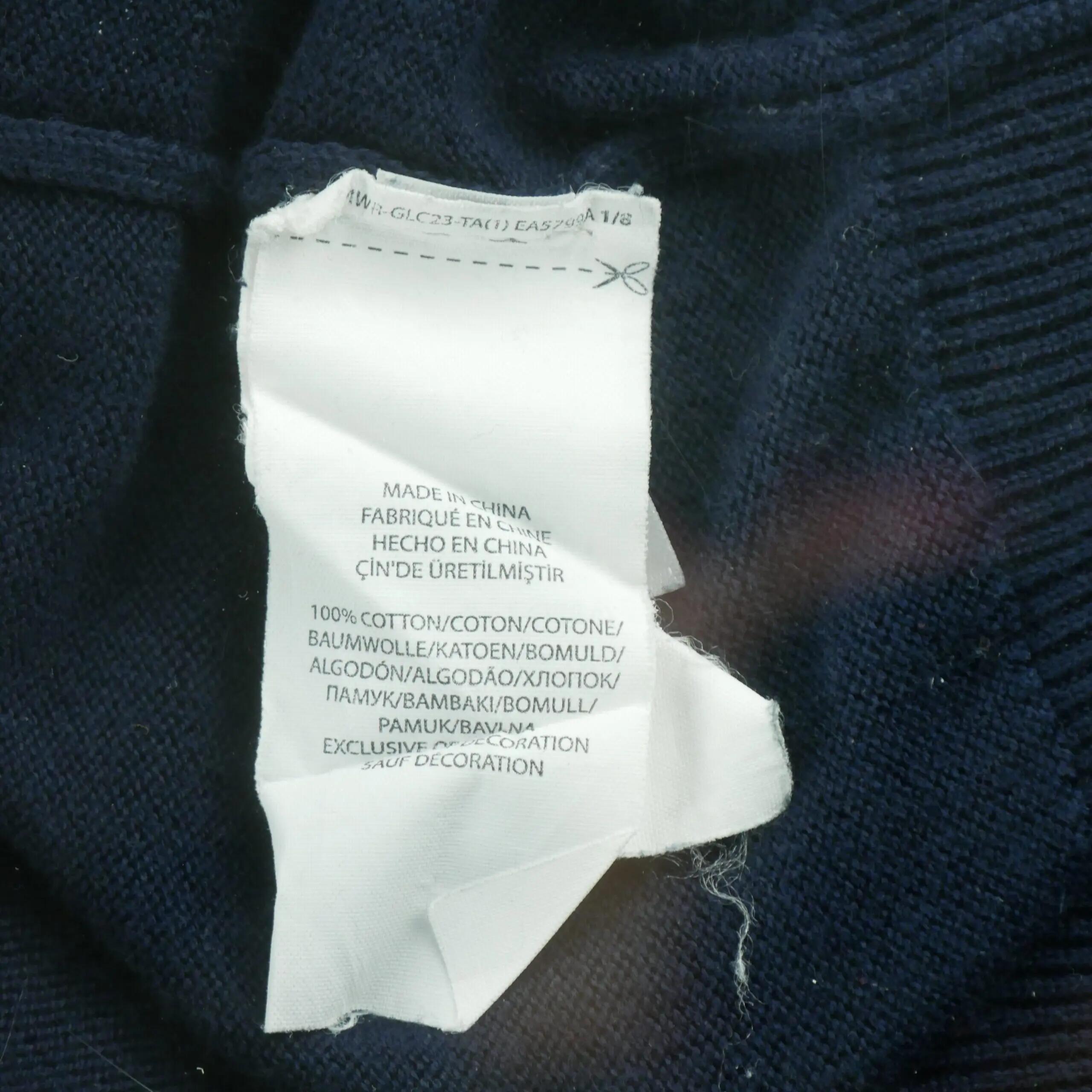 Seconde vie - Pull Homme Col rond Maille coton - Excellent 6/7