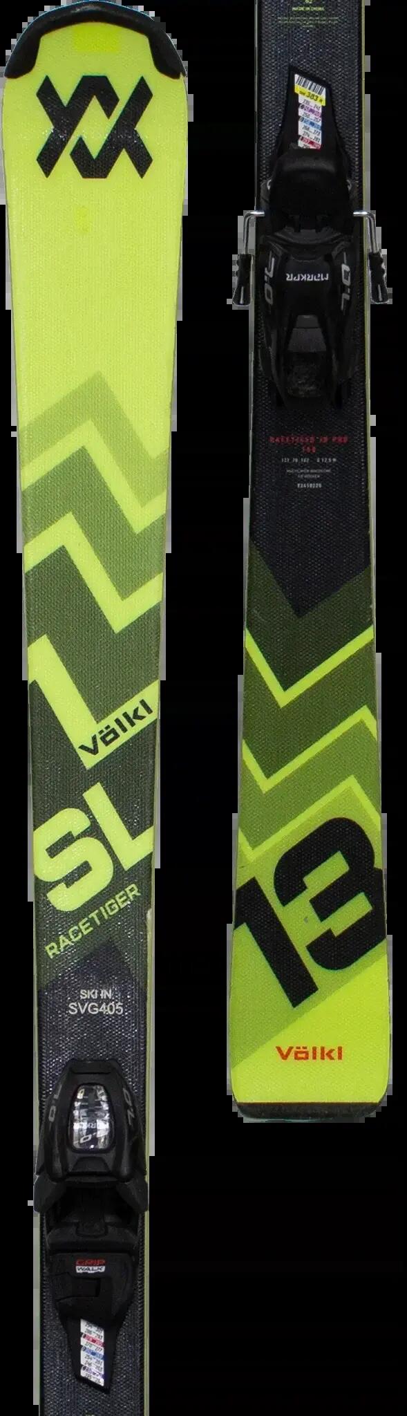 Használt gyereksíléc kötéssel - Volkl Racetiger SL Jr PRO 160cm 3/5