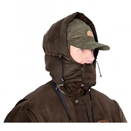 Herren - Outdoorjacke - warm gefüttert, mit Kapuze - Arctic - oliv-braun 3/5
