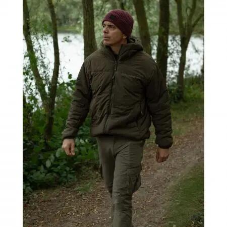 Herren - Outdoorjacke - isoliert, wasserabweisend - Kapuze - Dark Olive 3/5