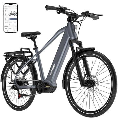 Elektrische trekkingfiets e-bike 27,5" middenmotor 175 km bk-s2