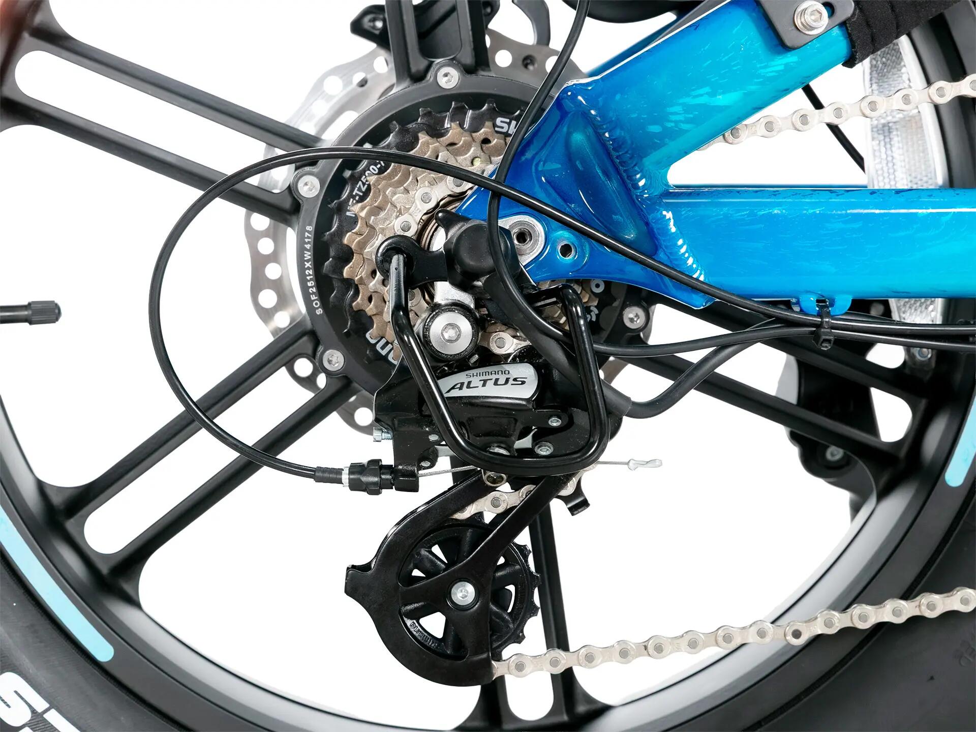Vélo électrique tout-suspendu JOBOBIKE Vortex-N78, 48 V 15 Ah 6/6