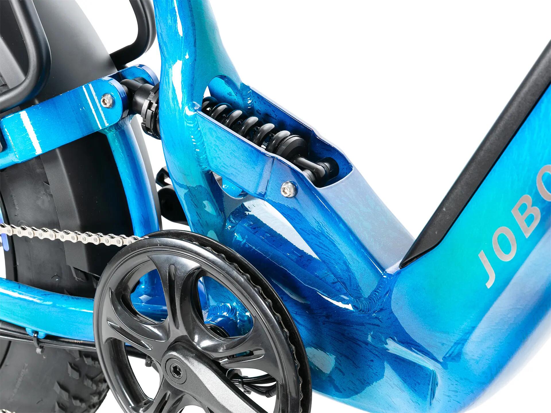 Vélo électrique tout-suspendu JOBOBIKE Vortex-N78, 48 V 15 Ah 3/6