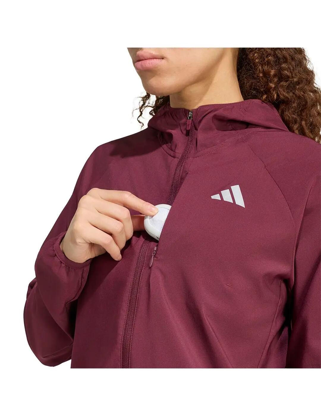 Giacca da donna Adidas Adi365 Granata. 4/5
