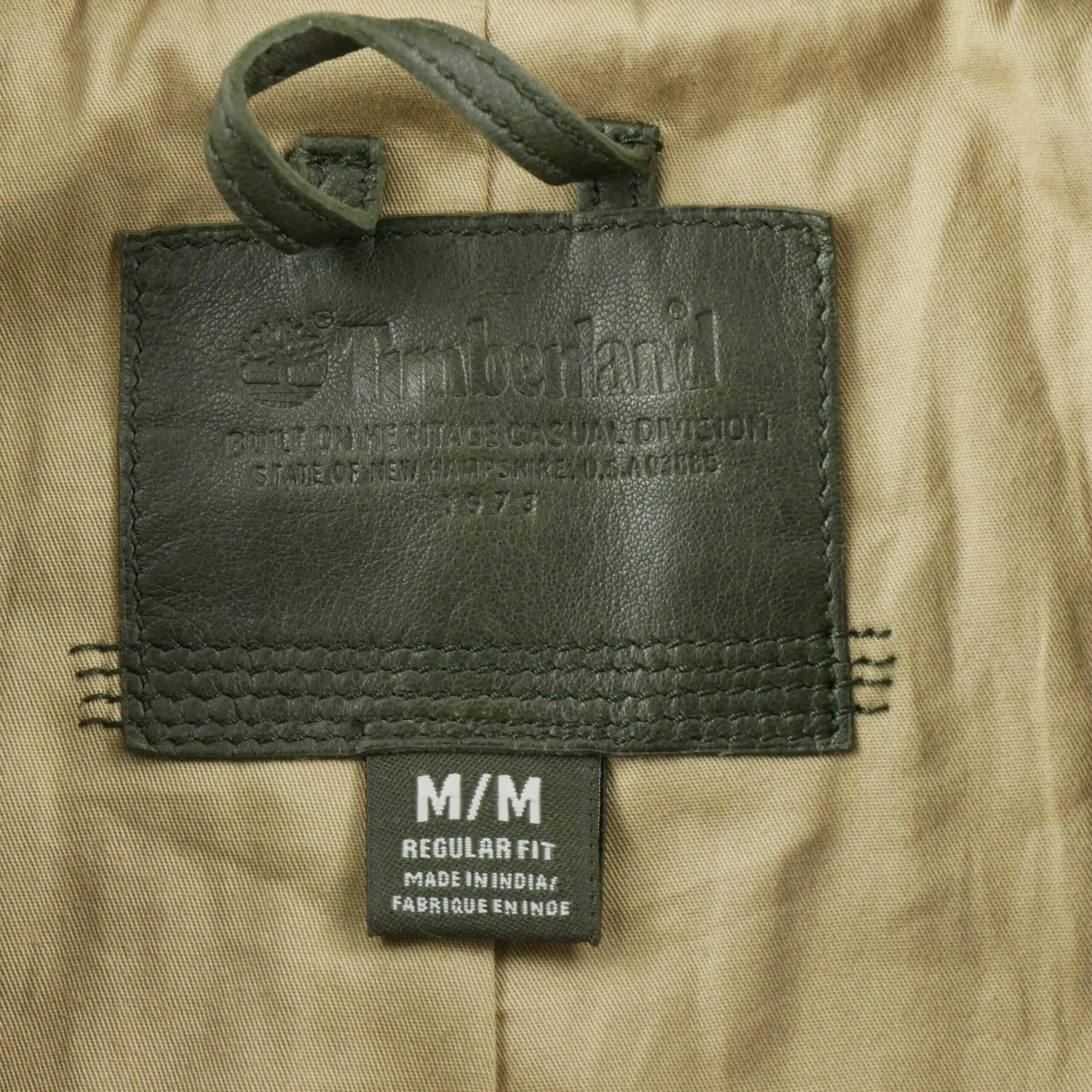 Seconde vie - Veste Homme Regular Fit 100% cuir Vert - Excellent 6/6