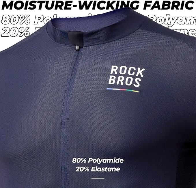 Tricou de ciclism Rockbros pentru bărbați, mânecă scurtă, MTB 4/5