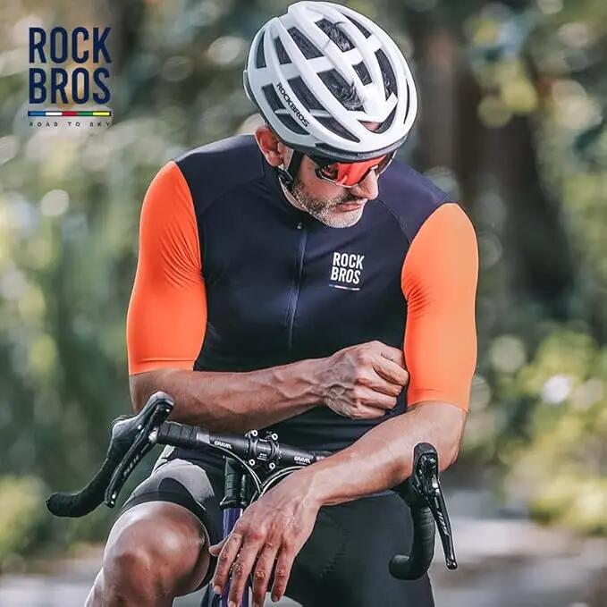 Tricou de ciclism Rockbros pentru bărbați, mânecă scurtă, MTB 2/5