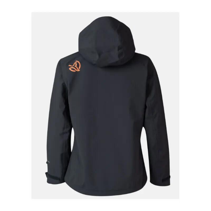 Chaqueta senderismo - Mujer - Impermeable - Ternua Valdur - Gris 3/4