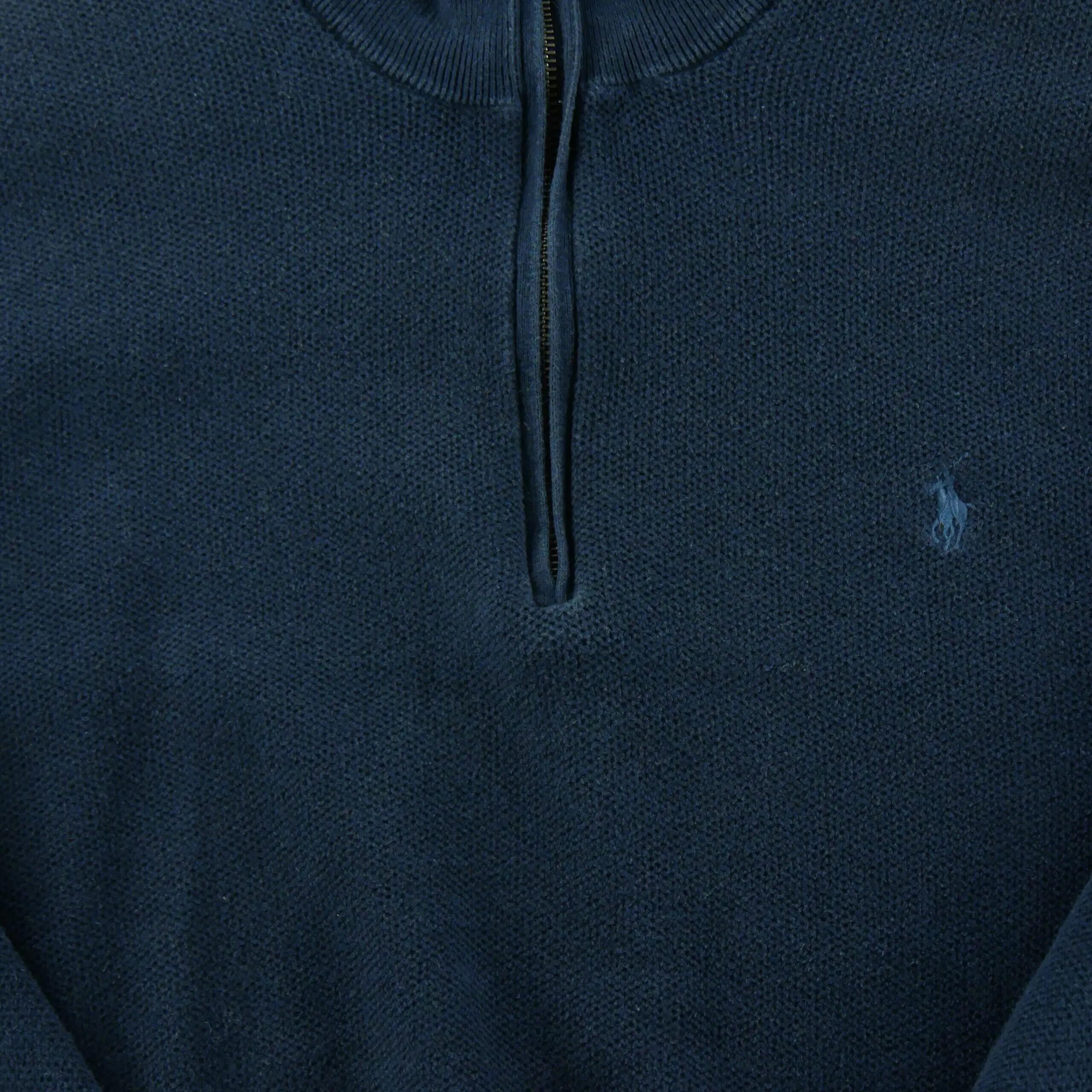 Seconde vie - Pull Homme Col montant zippé - Très bon état 4/8