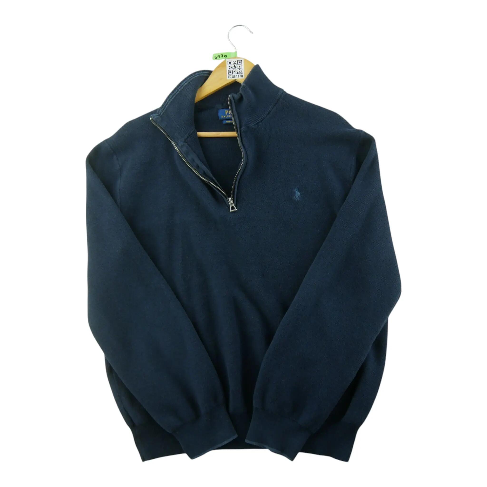 Seconde vie - Pull Homme Col montant zippé - Très bon état 3/8