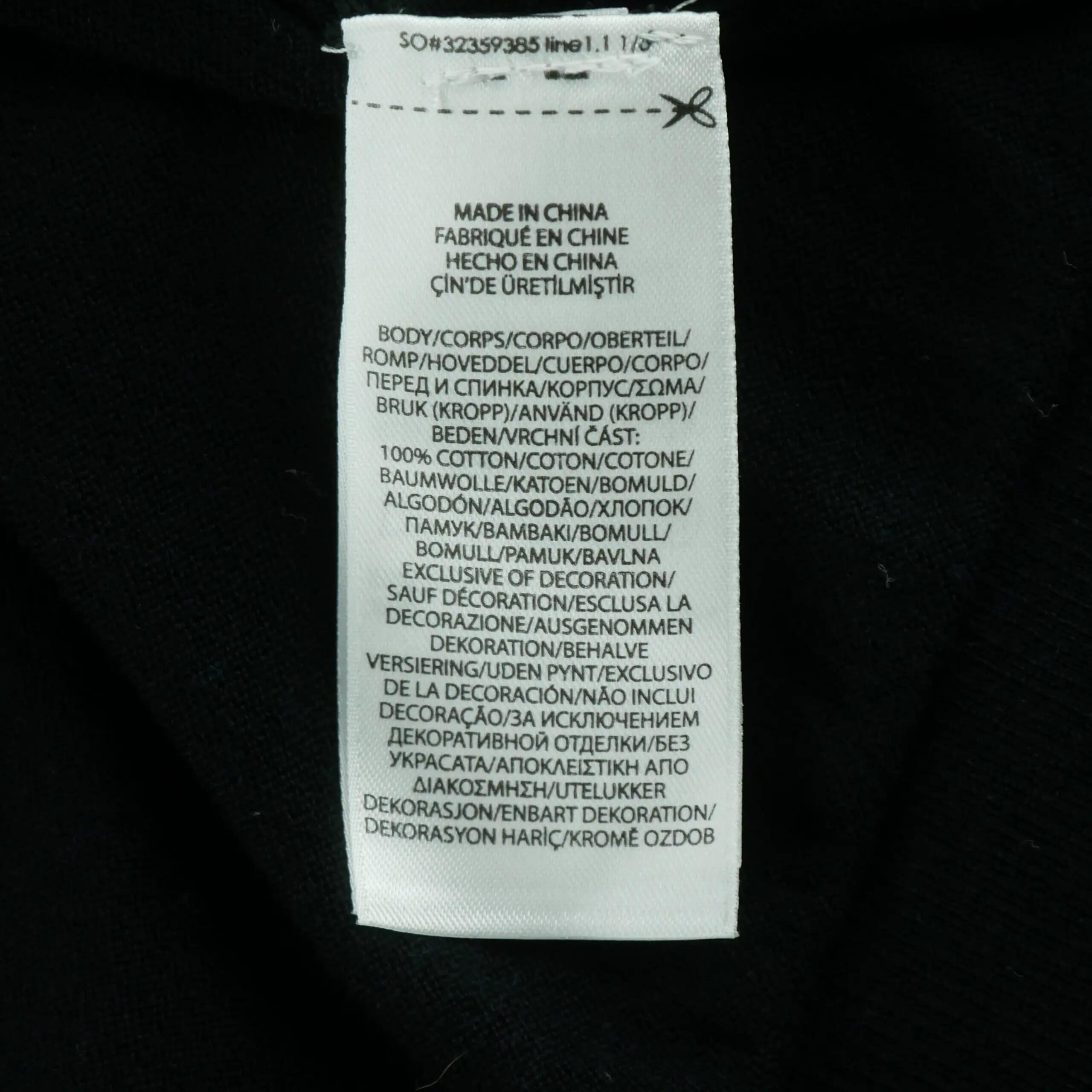Seconde vie - Pull Homme Pima Cotton Col rond Noir - Excellent 6/7