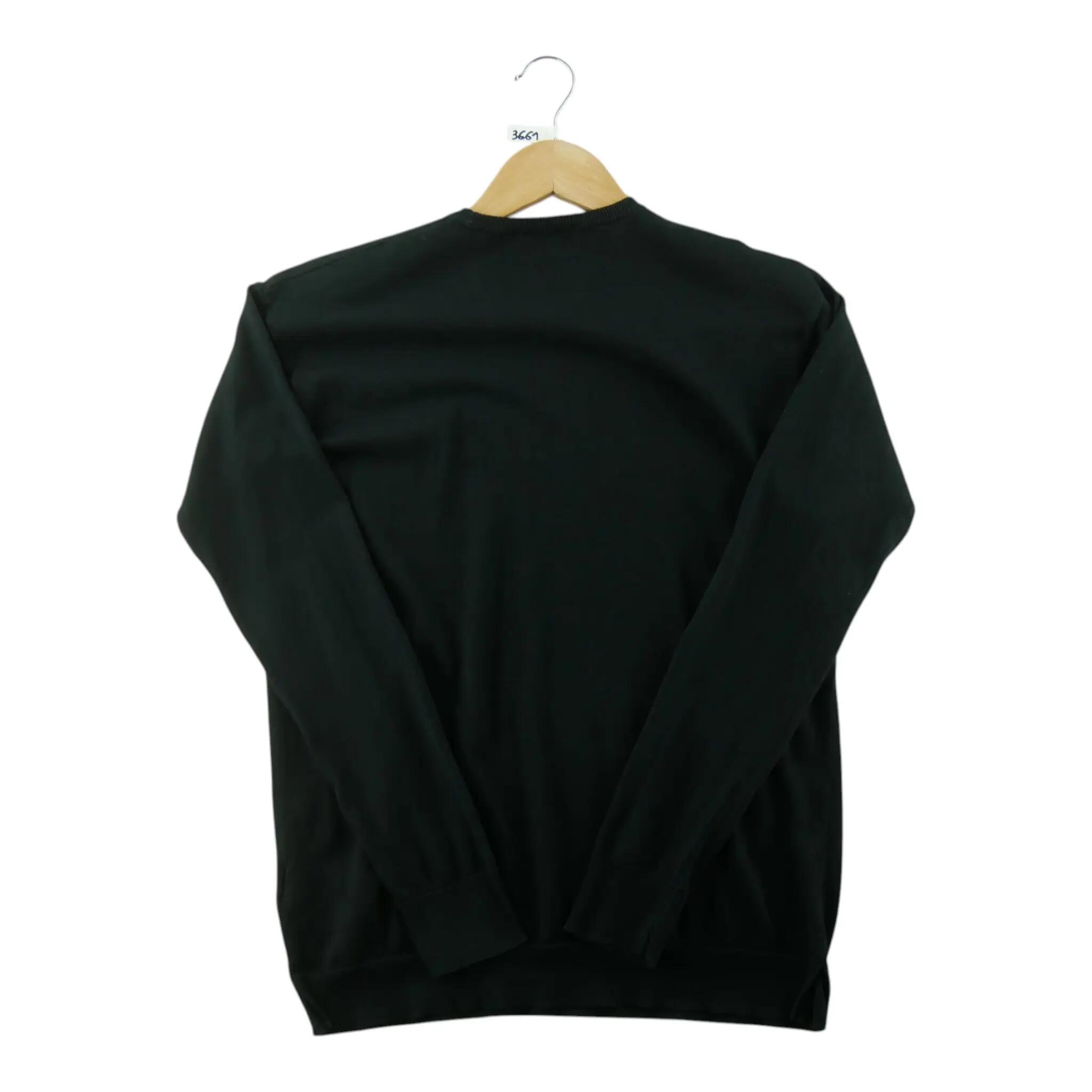 Seconde vie - Pull Homme Pima Cotton Col rond Noir - Excellent 2/7