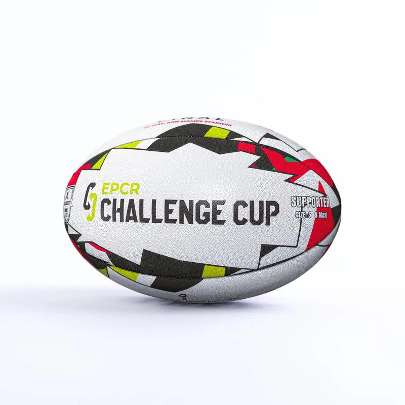 BALÓN RUGBY GILBERT SUPPORTER ECC FINALS BILBAO - CHALLENGE, TALLA 5 2/4