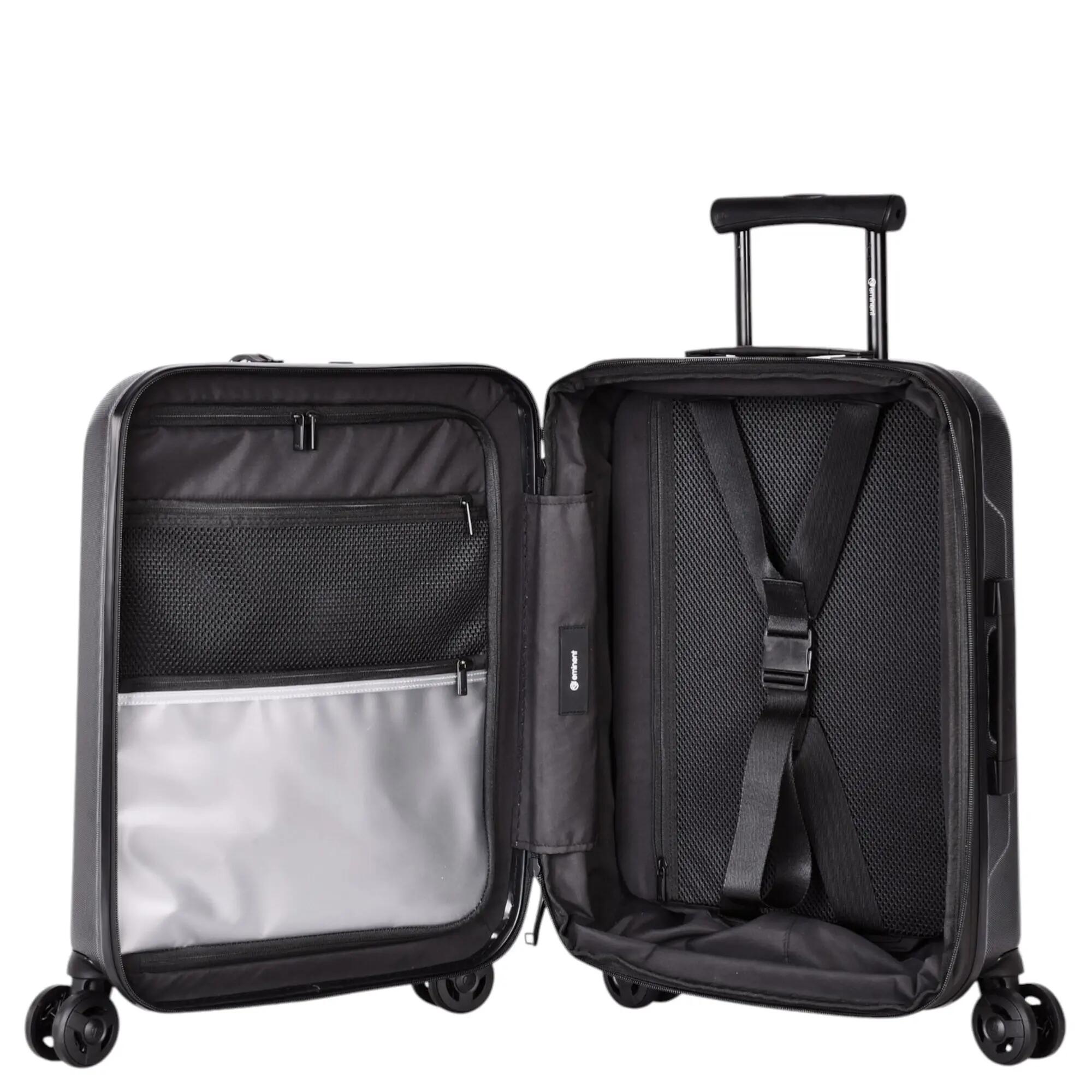 Eminent KAPSTADT BUSINESS PREMIUM - 4-Rollen-Kabinentrolley 55 cm erw. 6/7