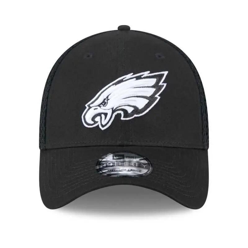 Casquette NFL Philadelphia Eagles New Era Mesh Neo 39Thirty Noir 3/5