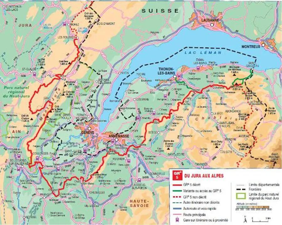 GR5 DU JURA AUX ALPES 503 2/2