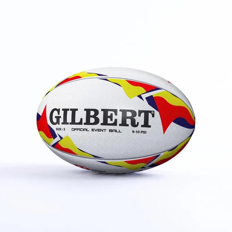 BALÓN RUGBY GILBERT SUPPORTER SEVENS VALLADOLID, TALLA 5 3/3
