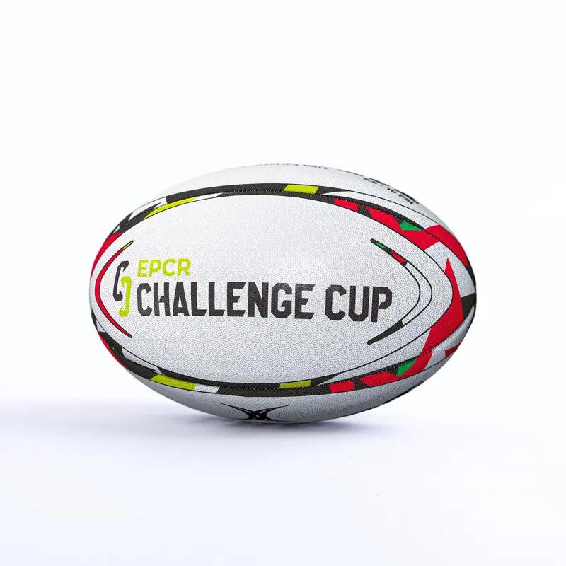 BALÓN RUGBY GILBERT REPLICA ECC FINALS BILBAO - CHALLENGE, TALLA 5 2/4