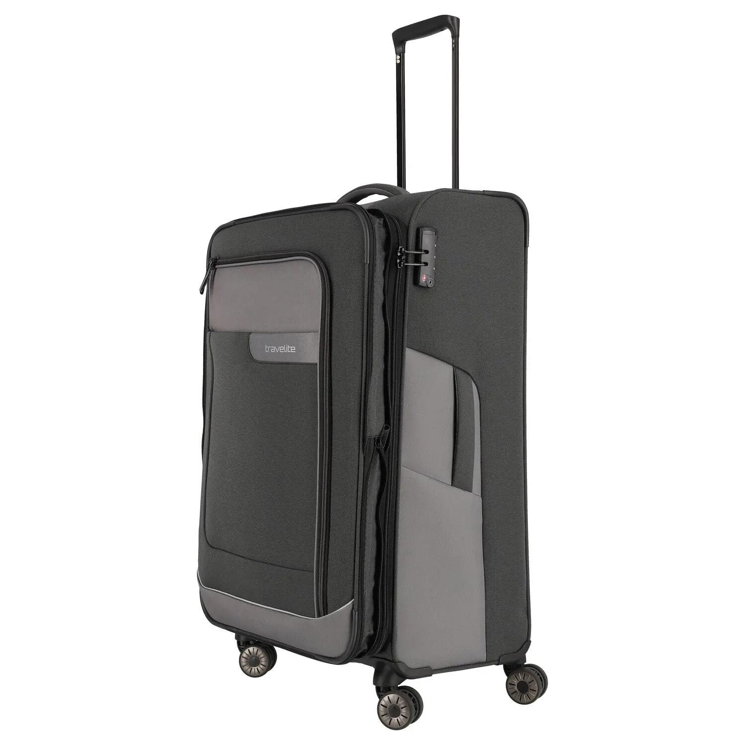 Travelite Viia - 4-Rollen-Trolley L 77 cm erw. 2/6