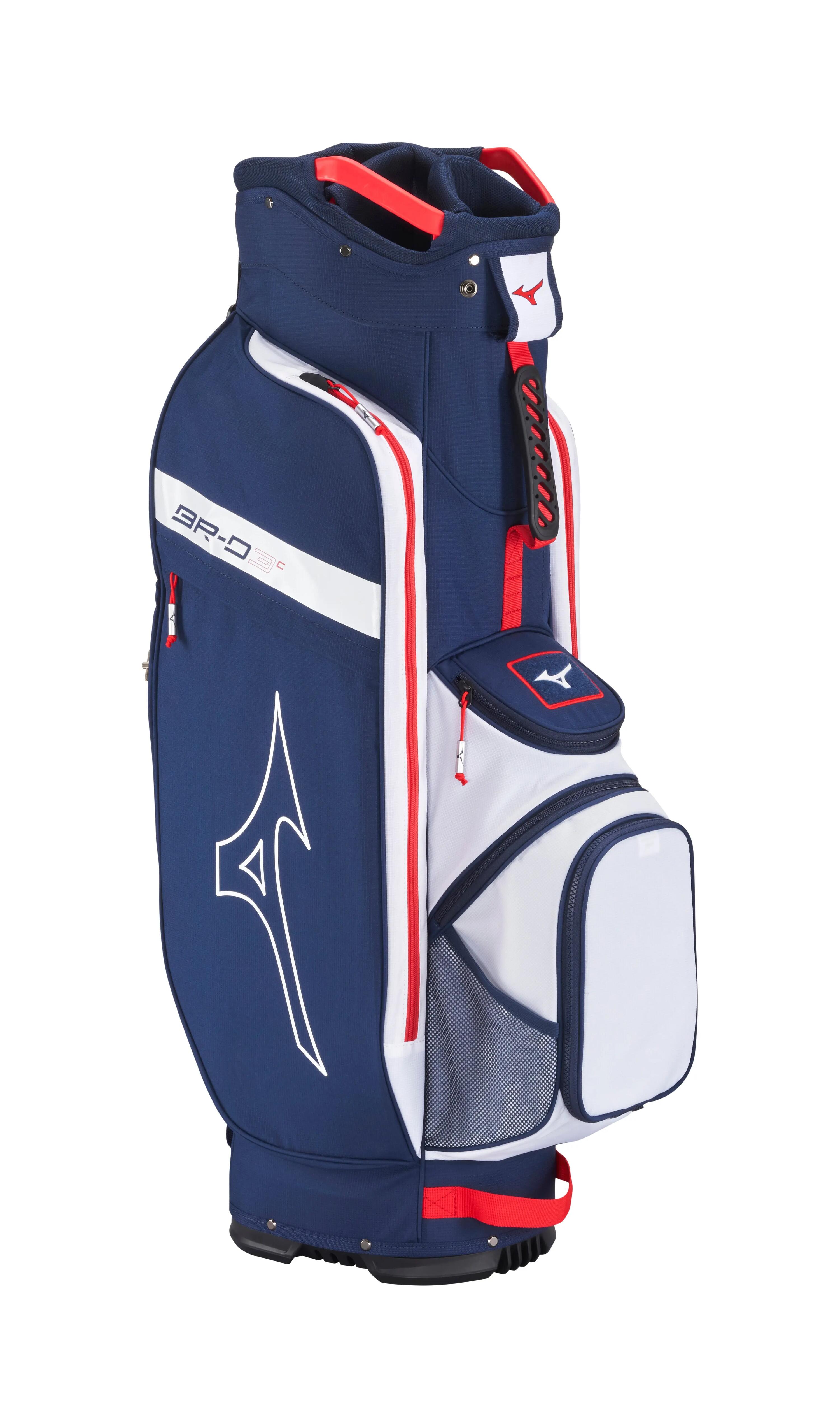 BR D3 cartbag navy rood 3/5
