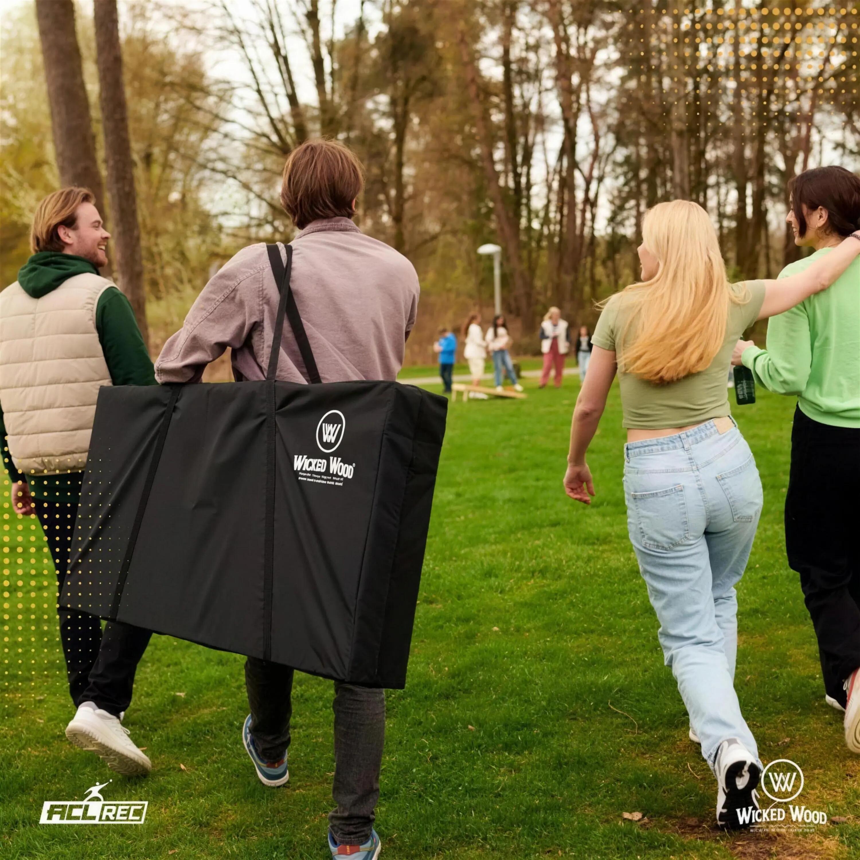Draagtas voor Cornhole Set 120x60 - Voor 2 boards en zakjes 5/9