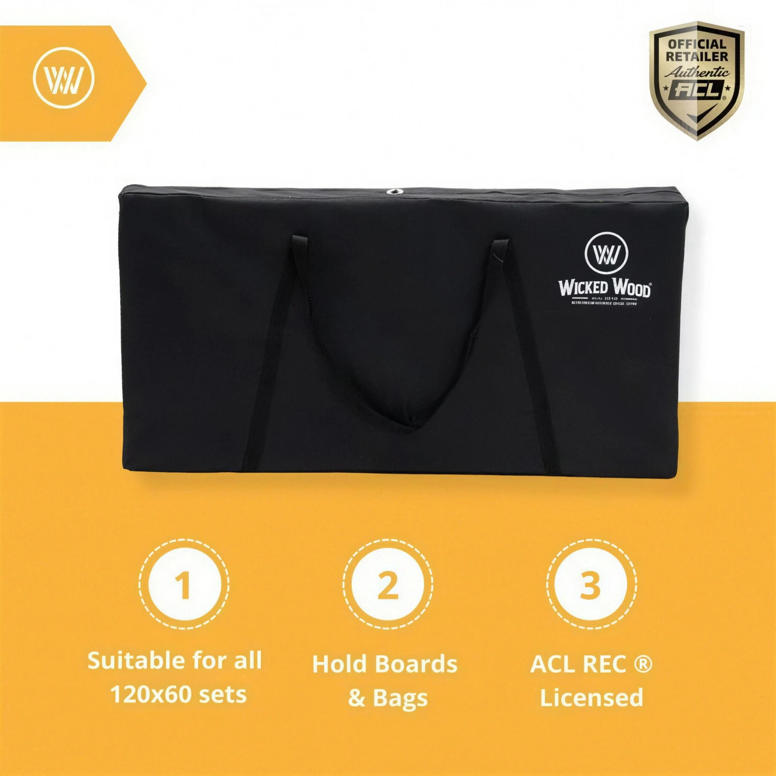 Draagtas voor Cornhole Set 120x60 - Voor 2 boards en zakjes 4/9