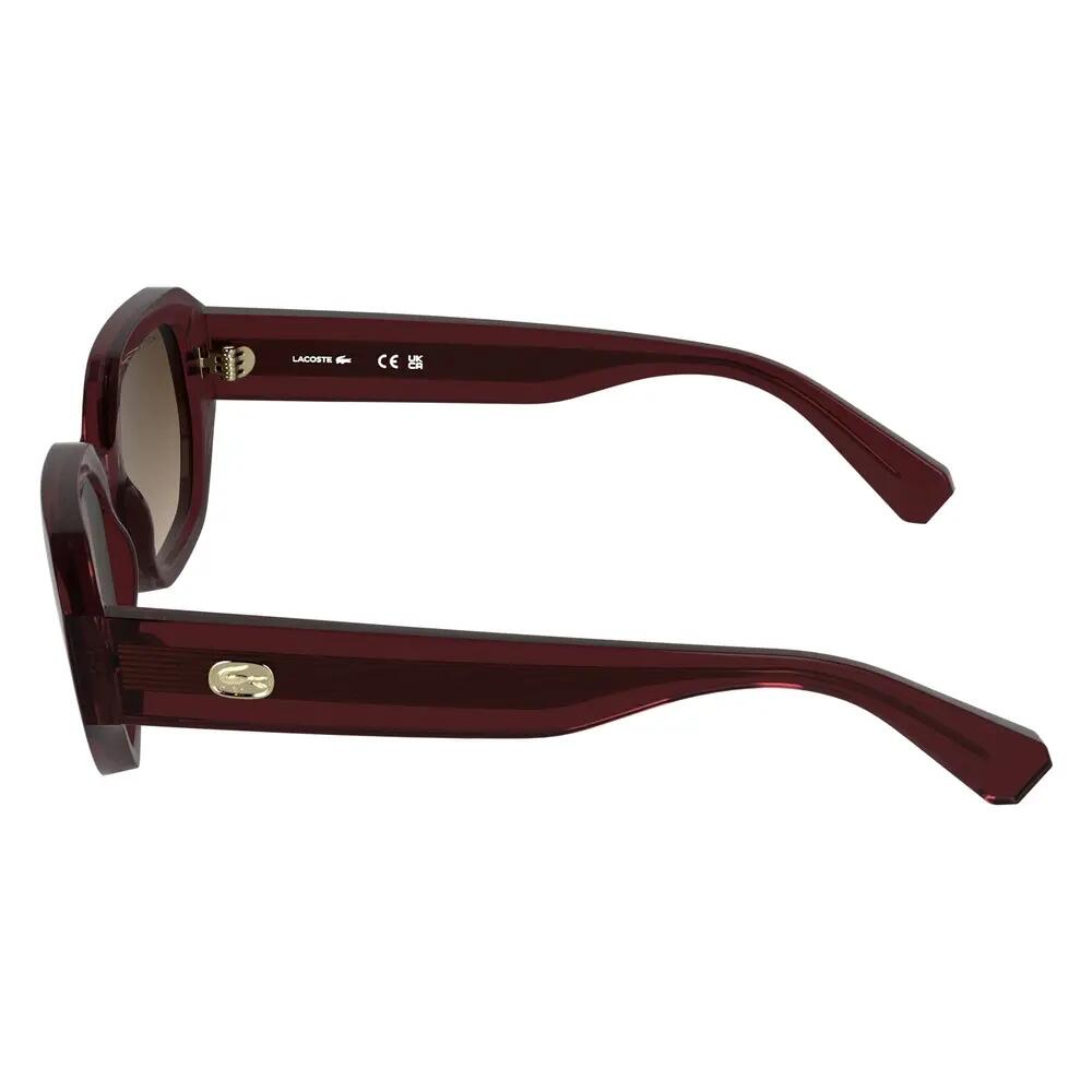 Zonnebril Lacoste L6091S 601 van Geïnjecteerd Acetaat Dames 55 mm 3/4