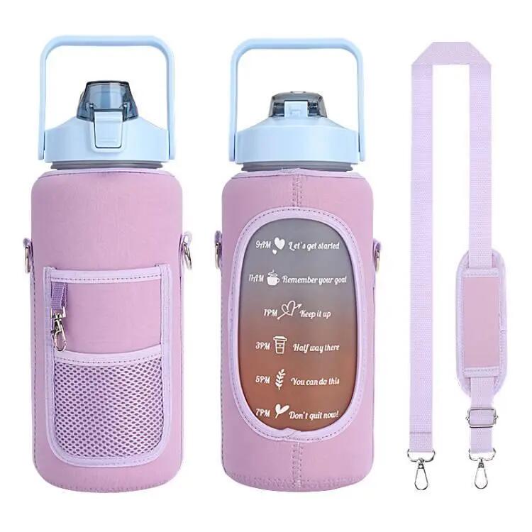 Housse universelle pour bouteille d'eau de 1,9 litre (64 oz) avec motif camoufla 5/5