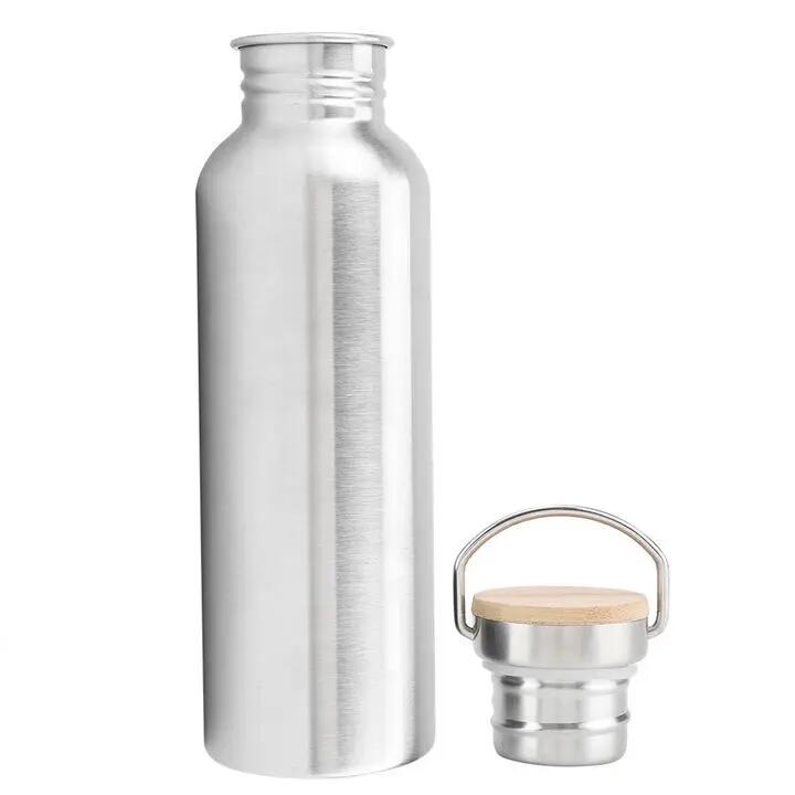 Gourde, , acier inoxydable, 25 cm, 750 ml, argent 3/5