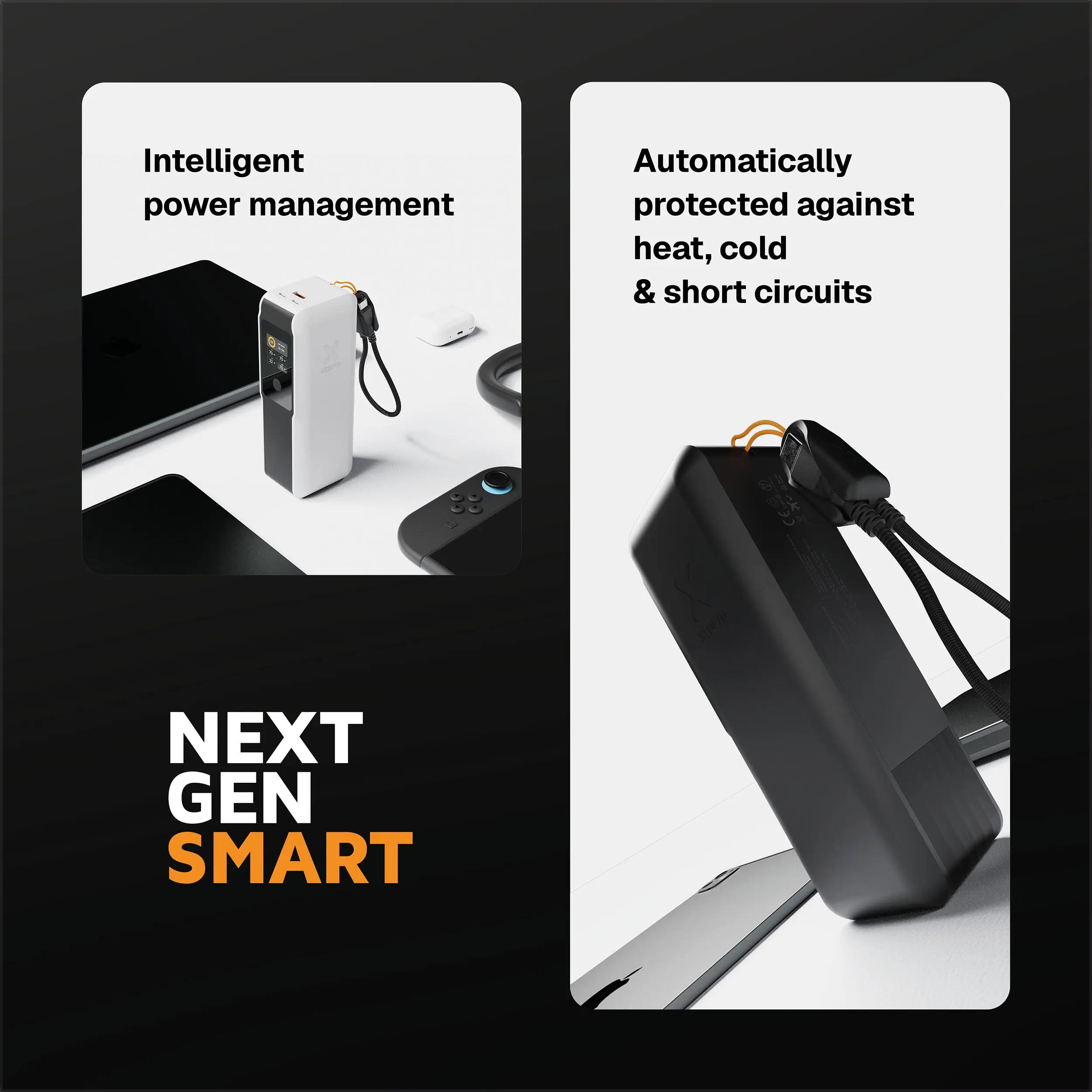 Xtorm NextGen6 70W Batterie externe 27.000 mAh - 2 x USB-C / 1 x USB-A - Blanc 7/7