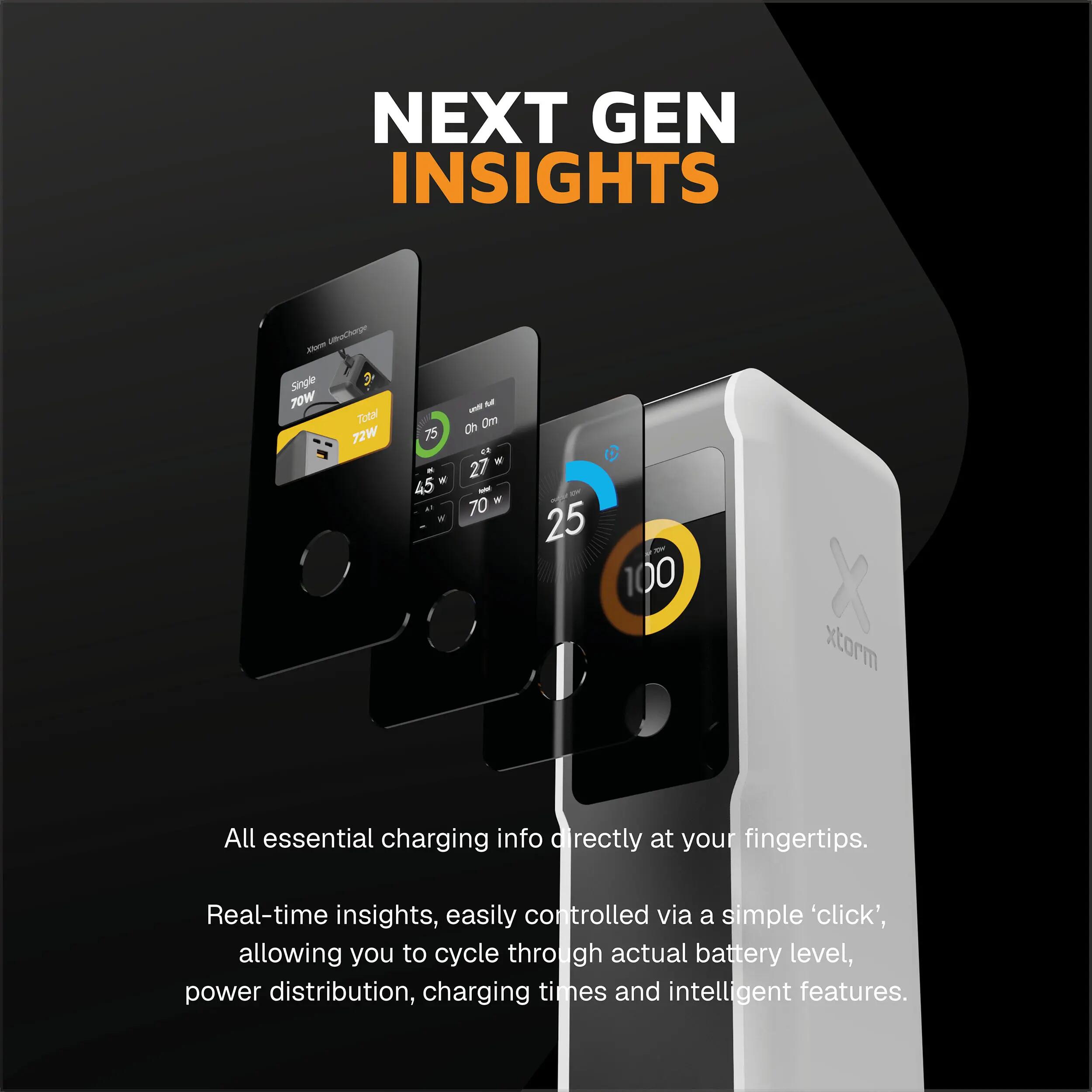 Xtorm NextGen6 70W Batterie externe 27.000 mAh - 2 x USB-C / 1 x USB-A - Blanc 6/7