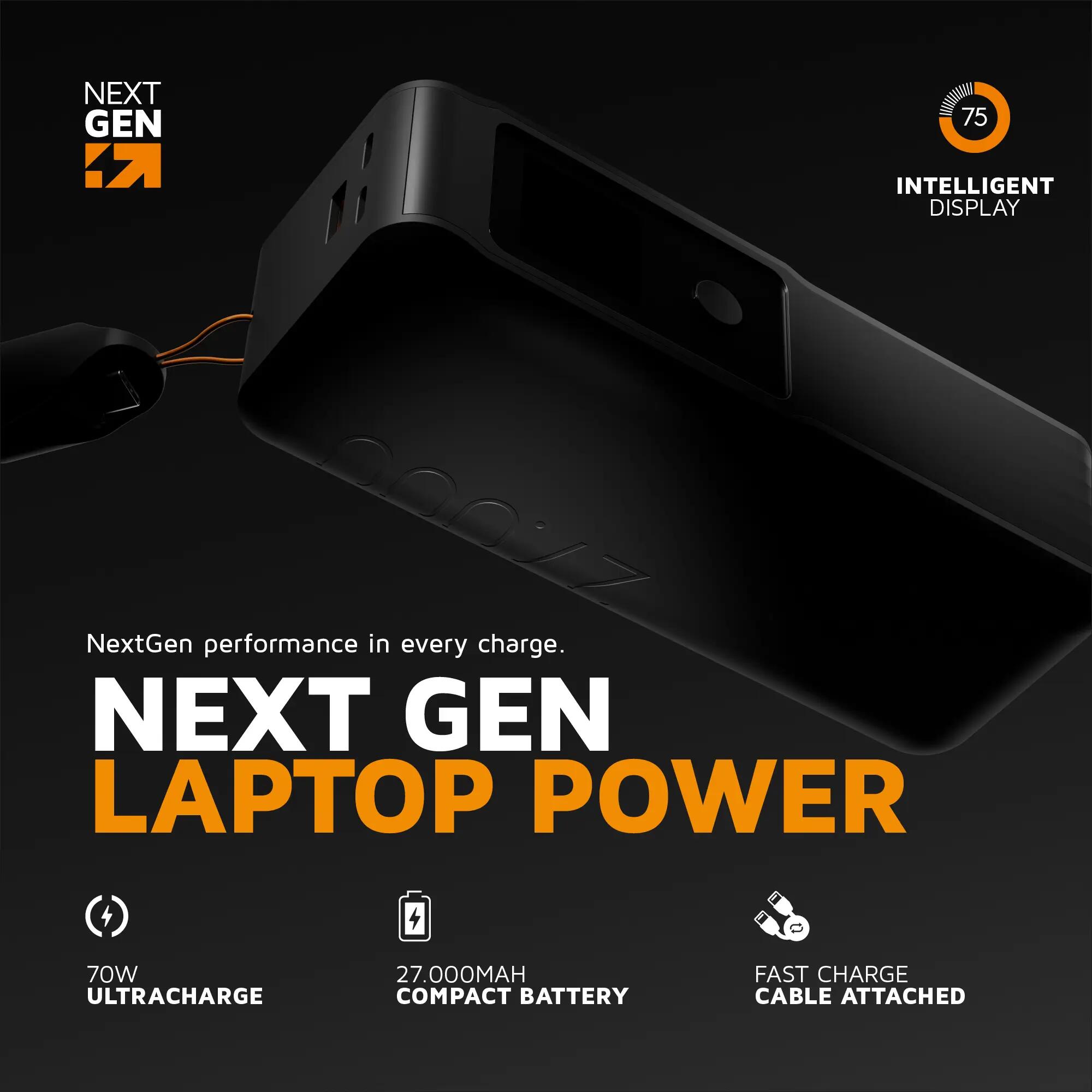 Xtorm NextGen6 70W Batterie externe 27.000 mAh - 2 x USB-C / 1 x USB-A - Blanc 2/7