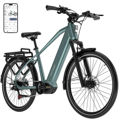 Elektrische trekkingfiets e-bike 27,5" middenmotor 175 km bk-s2