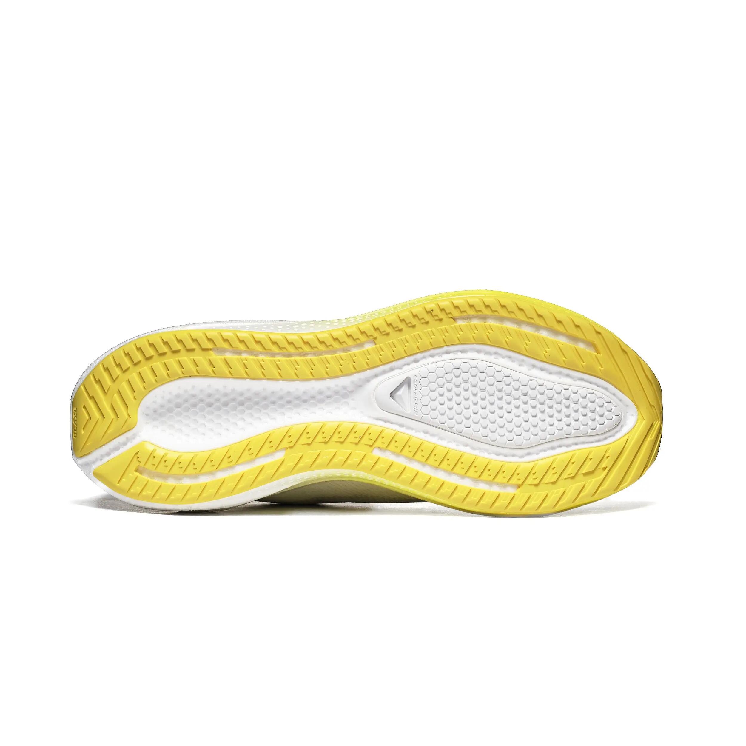 Herren - Laufschuhe - leichte, atmungsaktive Aero Blaze - weiß/schwarz/gelb 5/7