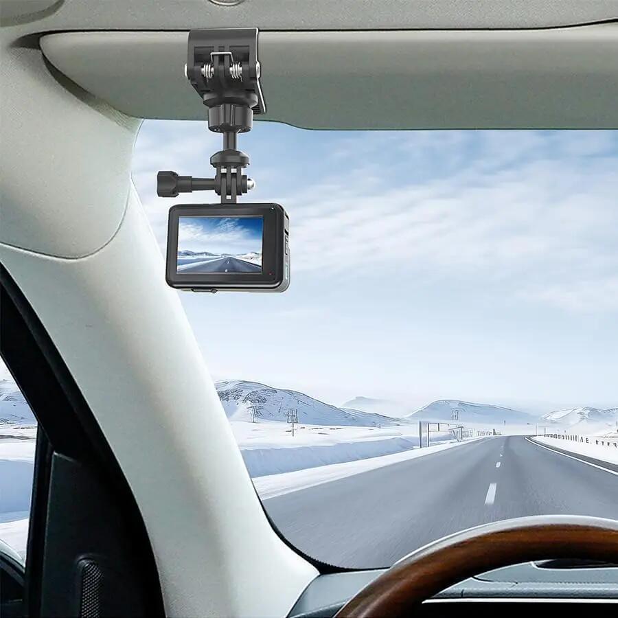 Support pour pare-soleil automobile, rotation à 360°, pince de fixation pour cam 5/6