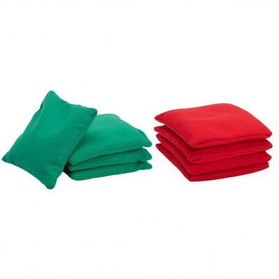 Cornhole zakjes acl rec - 2 sets van 4 - groen/rood