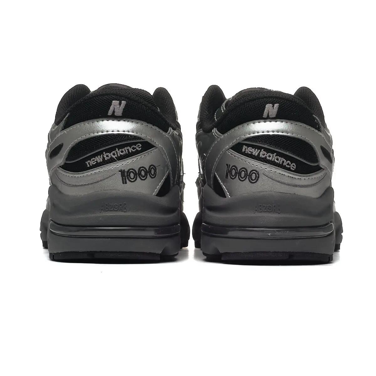 New Balance 1000 Black Silver Metallic 6/6
