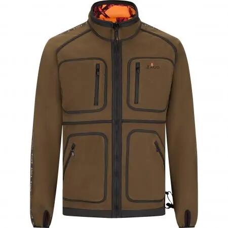 Herren - Wendejacke - zwei Styles, Taschen - Asko - oliv/orange Camouflage 5/5