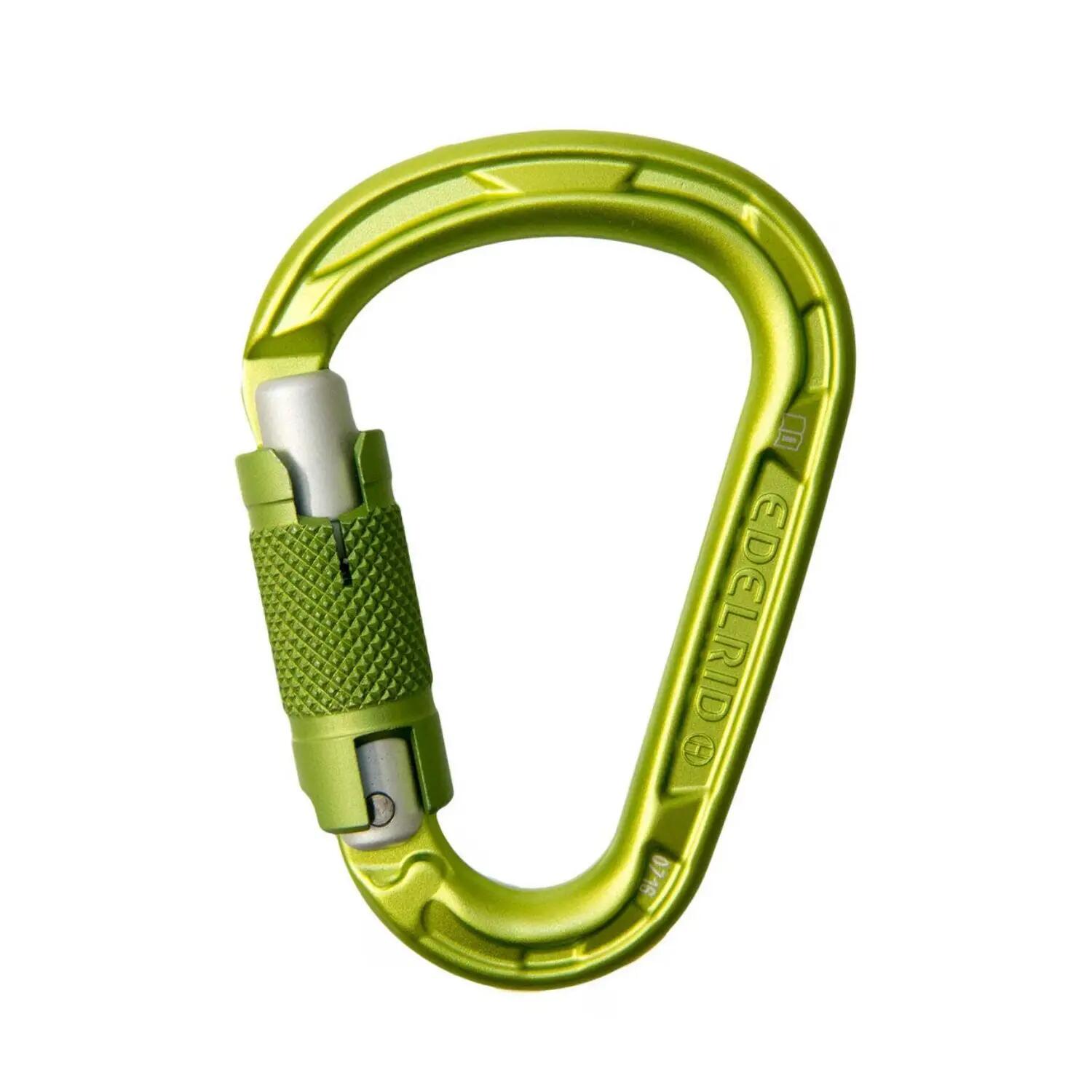 HMS Strike Twist Locking Climbing Carabiner, Pack of 2 -  1