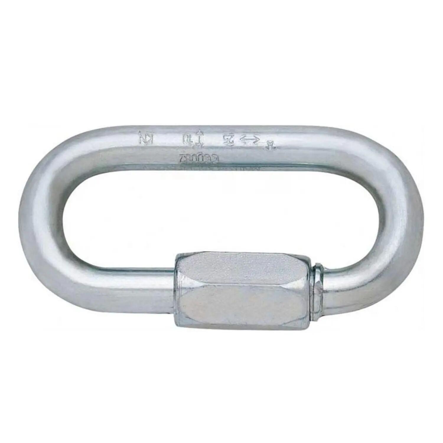 Oval Steel Screwlink Climbing Carabiner 10mm - Pack of 3 -  5