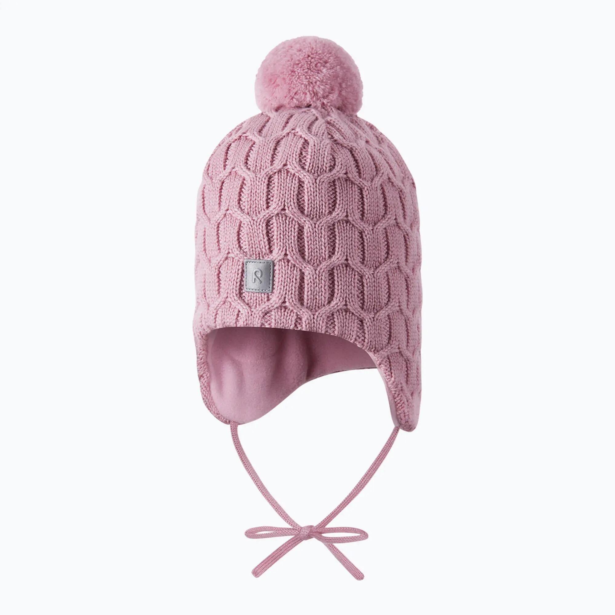 Kleinkinder Wollmütze Nunavut Grey Pink 1/5