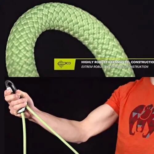 Switch Self-Belaying Lanyard - 75cm Neon Green -  5
