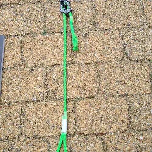 Switch Self-Belaying Lanyard - 75cm Neon Green -  3