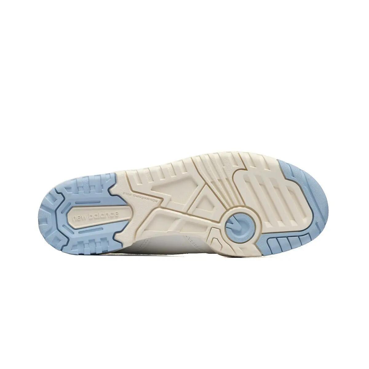 Zapatos New Balance GSB550LB Cuero natural Blanco/Azul 5/6