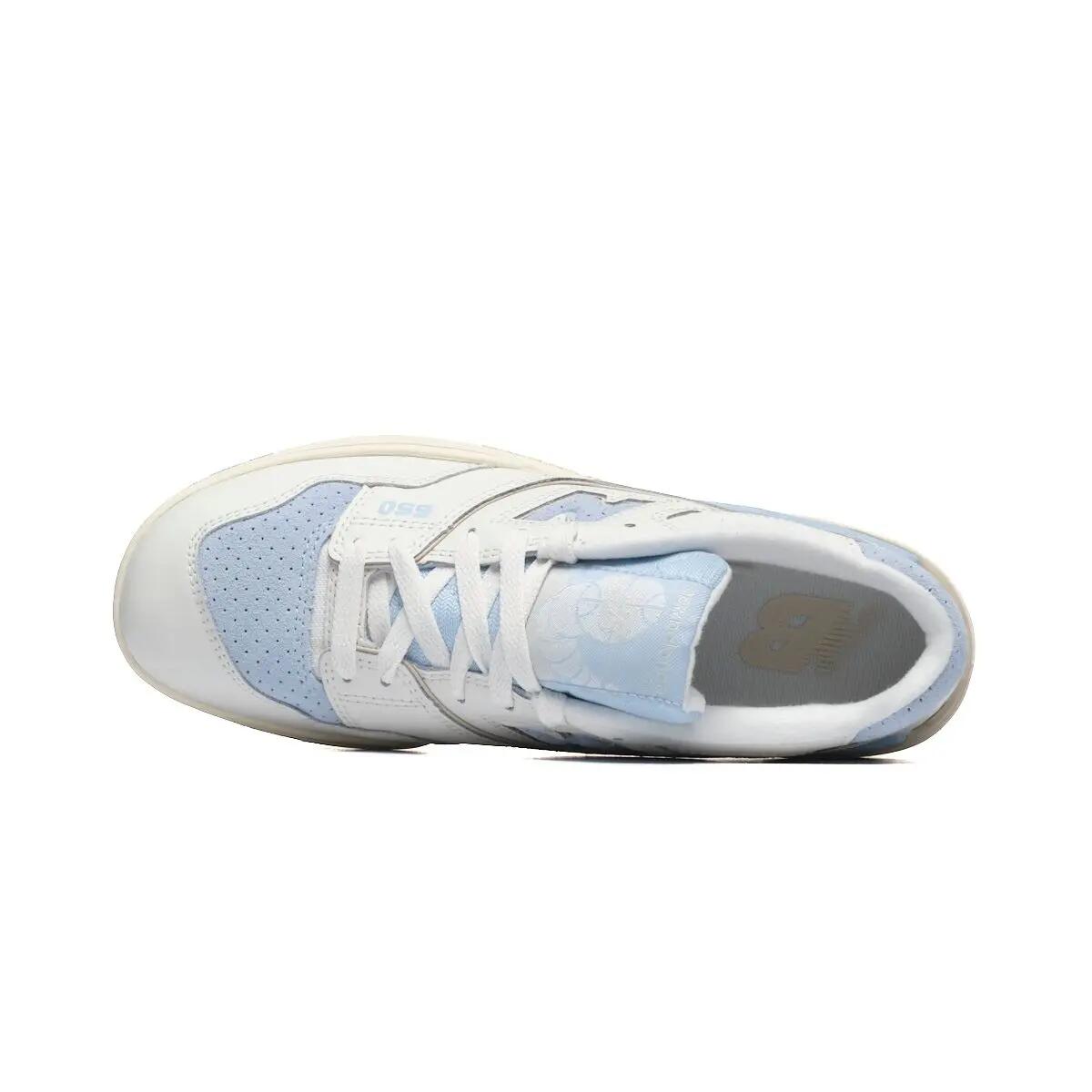 Zapatos New Balance GSB550LB Cuero natural Blanco/Azul 4/6