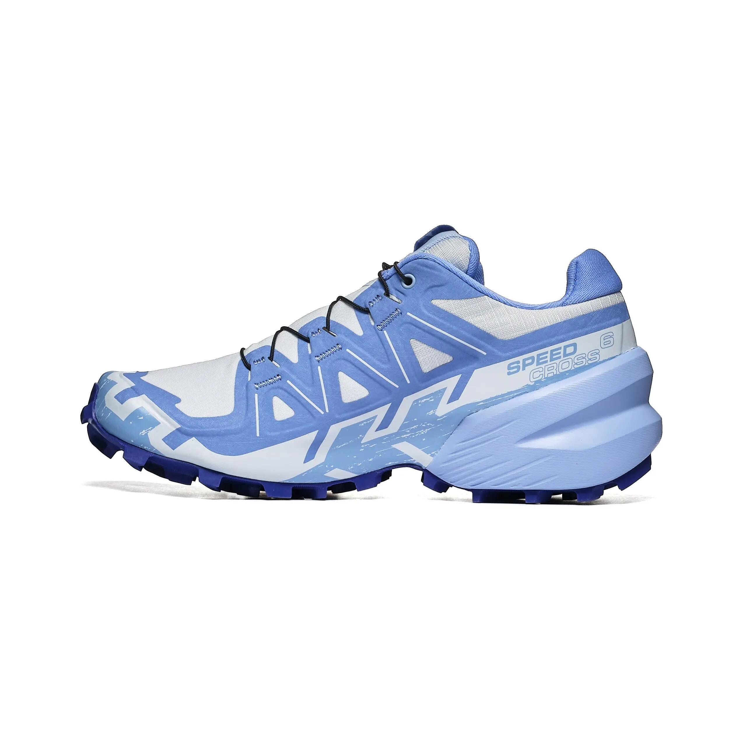 Damen - Trail - Schuhe - Schneller halt, Griffigkeit - Speedcross 6 - blau-weiß 3/6