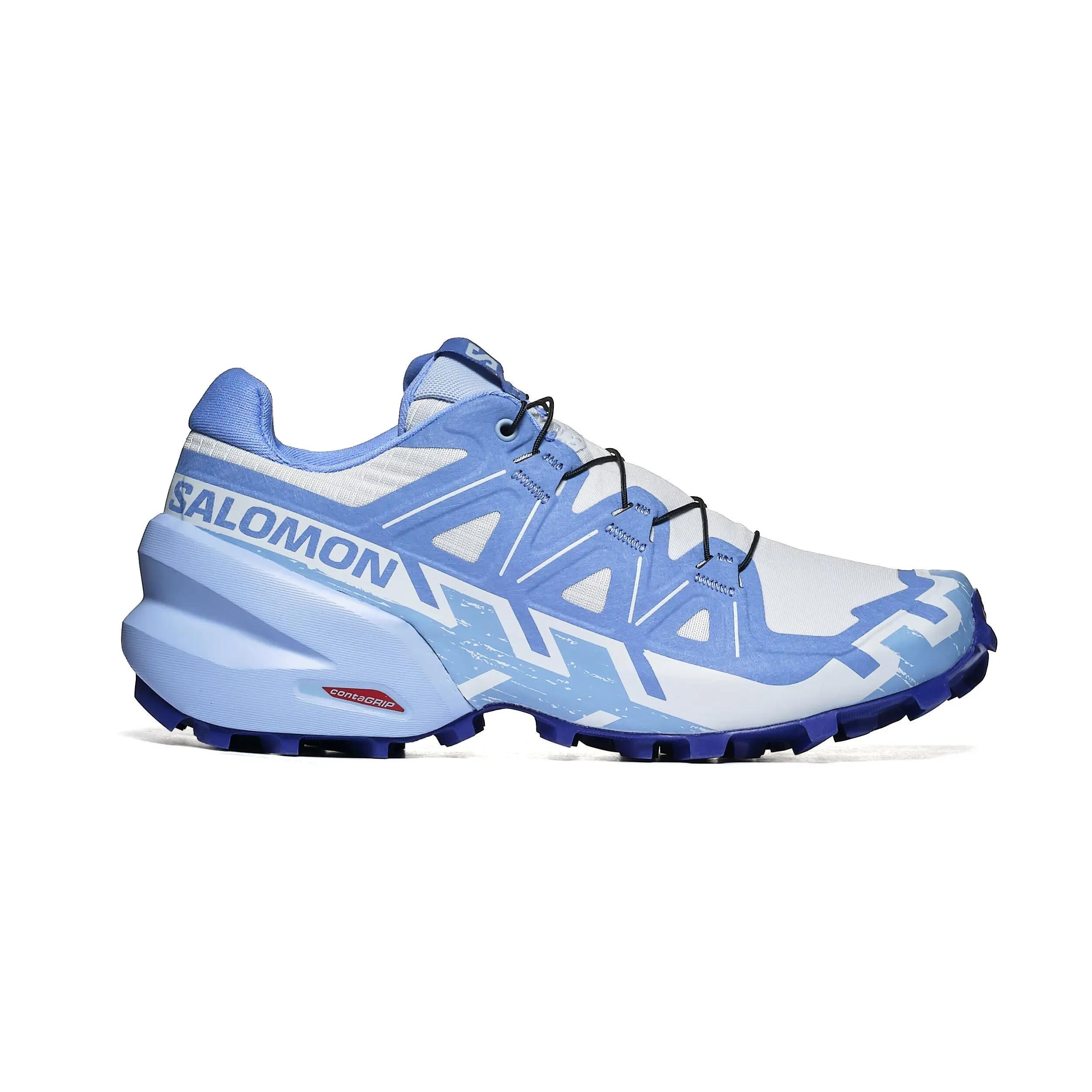 Damen - Trail - Schuhe - Schneller halt, Griffigkeit - Speedcross 6 - blau-weiß 2/6