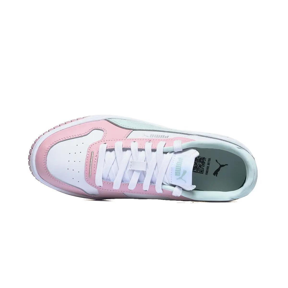 Zapatos PUMA Carina Street Mujer Blanco/Rosa/Verde claro 4/6